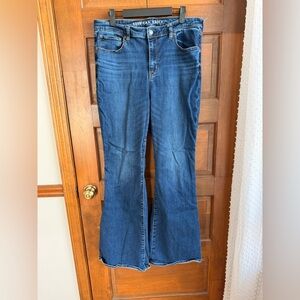 American Eagle Super High Rise Flare